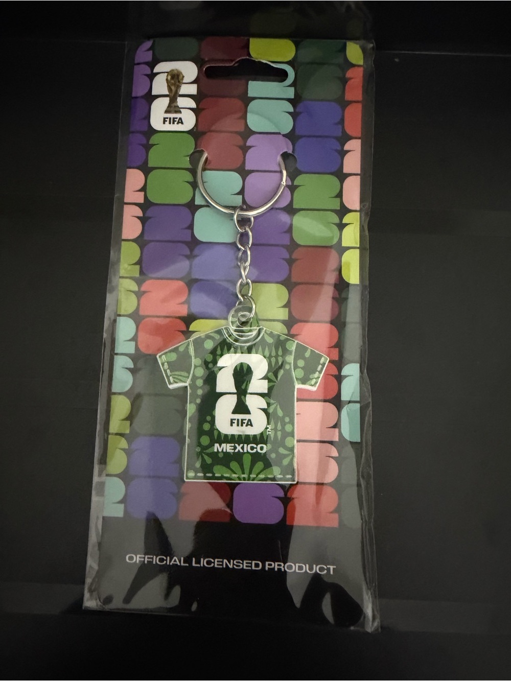 FIFA World Cup 2026 Collectible Souvenir - Keychain Mexico Jersey Green